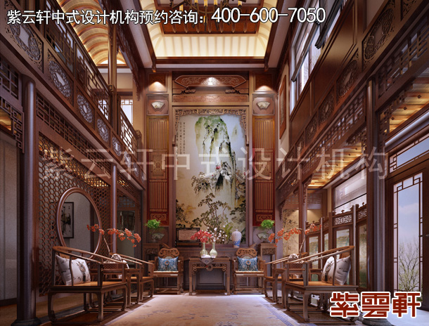 别墅中堂中式装修设计