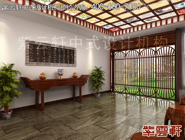中式装修休闲室