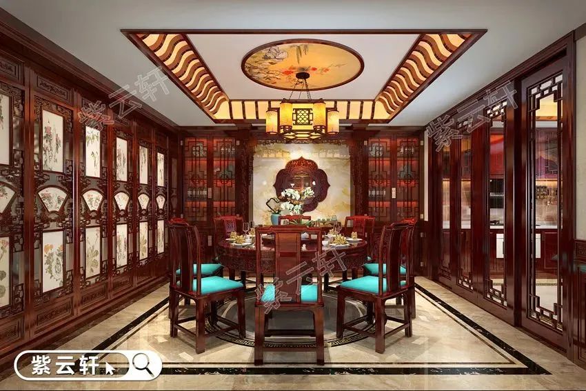中式餐厅装修效果图
