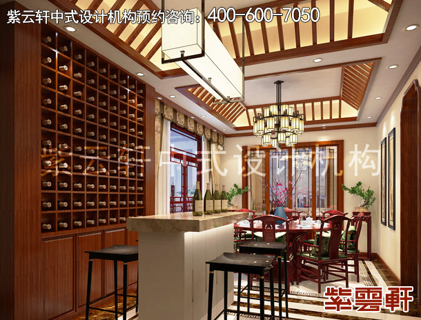 聊城东昌首府简约古典中式实例餐厅中式装修效果图