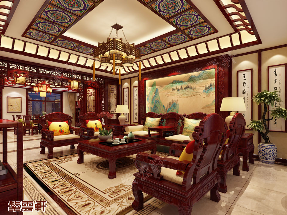 中式风格装修客厅