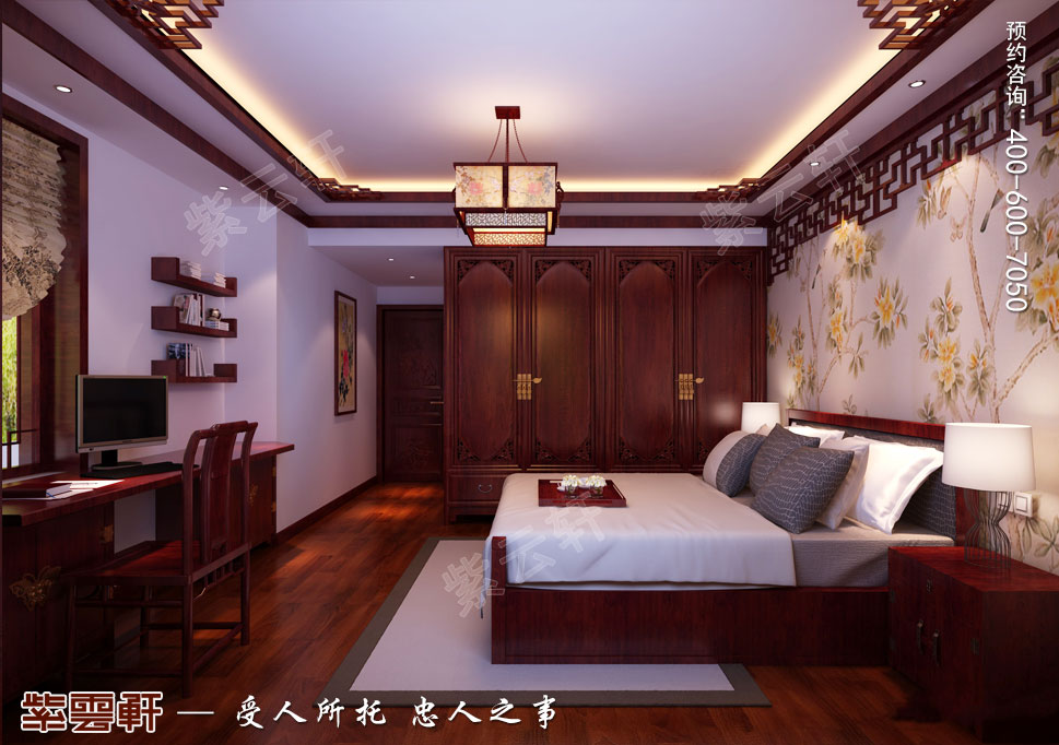 中式设计装修 卧室