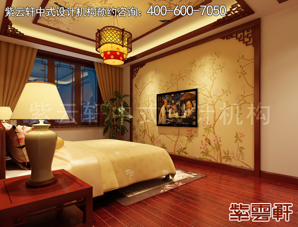 平层中式卧室装修