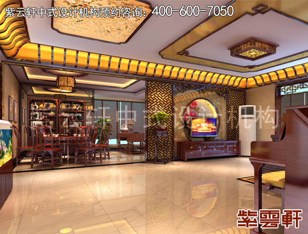 中式客厅装修图