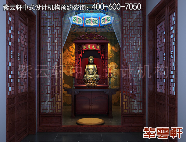 佛堂中式装修图片