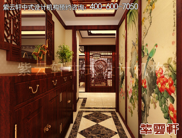 家装中式门厅效果图.jpg