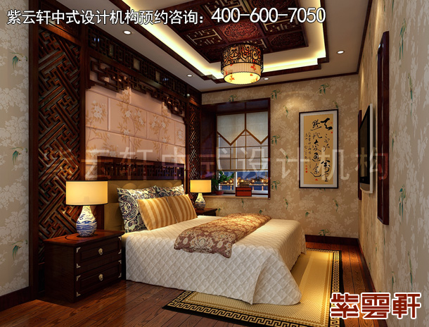 古典中式装修卧室效果图