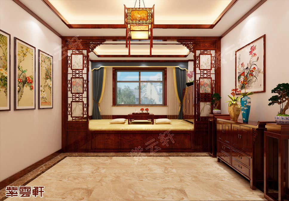 中式风格设计卧室实景图